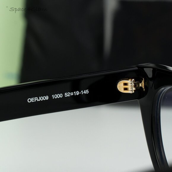 Off-White Men Eyeglasses Black Blue Block Cat Eye STYLE 4 AF 11000 BRAND NEW - Picture 5 of 10